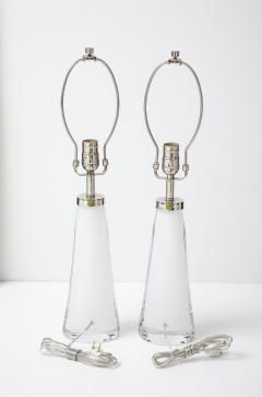  Orrefors Orrefors White Cased Crystal Lamps - 3932973