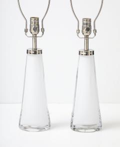  Orrefors Orrefors White Cased Crystal Lamps - 3932978