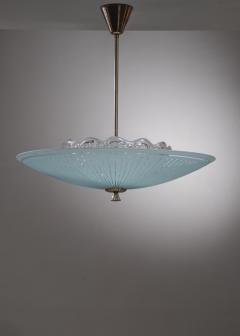  Orrefors Orrefors frosted glass pendant lamp - 3314569