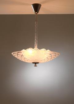  Orrefors Orrefors glass and metal pendant lamp - 1490815