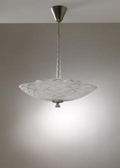  Orrefors Orrefors glass and metal pendant lamp - 1490816