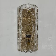 Orrefors Pair of Carl Fagerlund art glass sconces for Orrefors Sweden c 1960s - 4696260