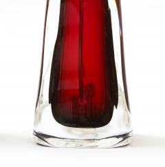  Orrefors Pair of Large Ruby Red Orrefors Lamps  - 2045323