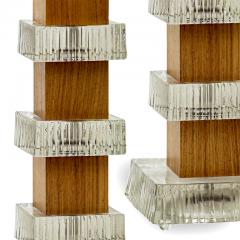  Orrefors Pair of Mod Table Lamps by Carl Fagerlund for Orrefors - 1692246