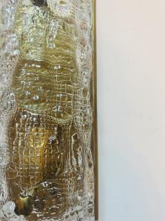  Orrefors Pair of Orrefors Carl Fagerlund Swedish Crystal 1950s Wall Lamps - 3326142