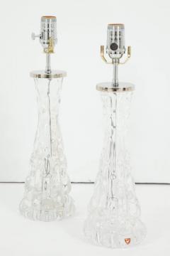  Orrefors Pair of Orrefors Crystal Lamps - 779724