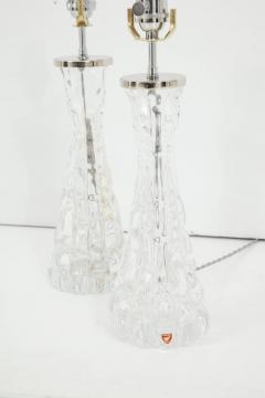  Orrefors Pair of Orrefors Crystal Lamps - 779726