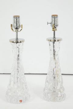  Orrefors Pair of Orrefors Crystal Lamps - 779728