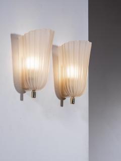  Orrefors Pair of Orrefors wall lamps - 4818495
