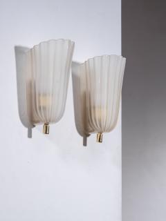  Orrefors Pair of Orrefors wall lamps - 4818496