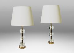  Orrefors Pair of Table Lamp by Carl Fagerlund for Orrefors - 4223439