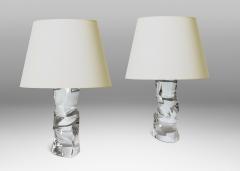  Orrefors Pair of Table Lamps by Olle Alberius for Orrefors - 4433964