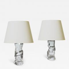  Orrefors Pair of Table Lamps by Olle Alberius for Orrefors - 4435081