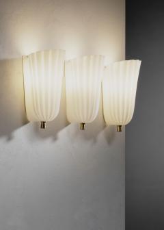  Orrefors Set of 3 Orrefors wall lamps - 4588599