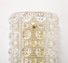  Orrefors Set of 4 Crystal and Brass Sconces Designed by Carl Fagerlund for Orrefors - 3756008