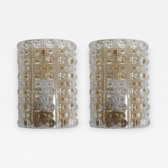  Orrefors Swedish Midcentury Wall lamps Sconces by Carl Fagerlund for Orrefors - 1145375