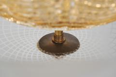  Orrefors Swedish Modern Glass Ceiling Lamp by Orrefors Sweden 1930s - 3380204