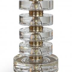  Orrefors Table Lamp in Crystal and Brass by Carlo Fagerlund for Orrefors - 2982353