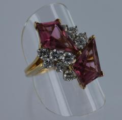  Oscar Heyman Brothers OSCAR HEYMAN Pink Tourmaline and Diamond Ring - 45923