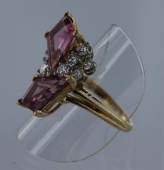  Oscar Heyman Brothers OSCAR HEYMAN Pink Tourmaline and Diamond Ring - 45924