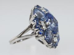  Oscar Heyman Brothers Oscar Heyman Natural Sapphire Diamond Ring - 198994