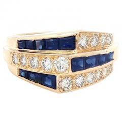  Oscar Heyman Brothers Oscar Heyman Sapphire Diamond Ring - 4419514