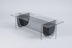  Oskar Peet Sophie Mensen Glass Bipolar Coffee Table by Oskar Peet and Sophie Mensen - 1013302