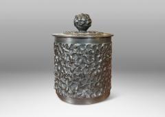  Oslo Metallvarefabrikk Brutalist Lidded Jar by Oslo Metallvarefabrikk - 4035756