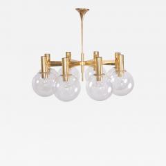  Ott International Extra Large Brass Chandelier with Eight Arms by Ott International - 544967