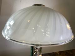  Ottaviani EXCEPTIONAL SILVER MURANO GLASS AND MARBLE LAMP BY OTTAVIANI - 1434591