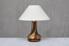  Ottaviani Giovanni Ottaviani Bronze Table Lamp with Beaded Texture Italy 1960s - 4588672