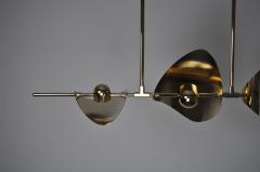  Ovature Studios Bonnie Config 3 Contemporary LED Large Chandelier Solid Brass or Chromed Art - 3167753