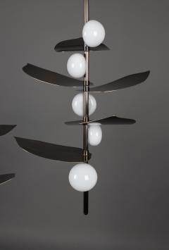  Ovature Studios Sofia Mouth Blown Glass LED Config 1 Handmade Brass Bronze or Nickel - 3803875