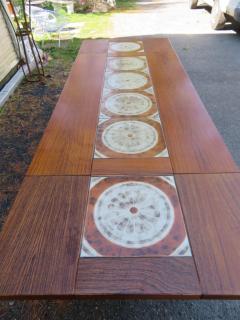  Ox Art 1970s Ox Art Danish Rosewood Tile Drop Leaf Dining Table Midcentury - 3047699