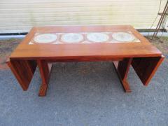  Ox Art 1970s Ox Art Danish Rosewood Tile Drop Leaf Dining Table Midcentury - 3047710