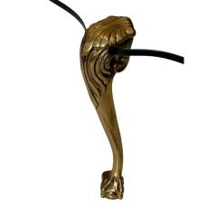  P E Guerin Mid Century Modern Hollywood Regency P E Guerin Glass Brass Cocktail Table - 4406693