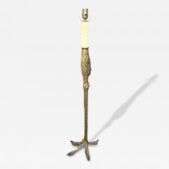  P E Guerin P E Guerin Bronze Ostrich Leg Lamp - 4460728