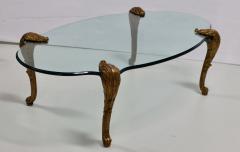  P E Guerin P E Guerin Style 1960s Gilt Coffee Table - 3395246