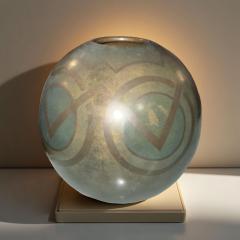  P Mercier Dinanderie Metal Art Deco Vase by P Mercier France - 4217258