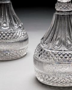  PERRIN GEDDES AN ELABORATELY CUT PAIR OF REGENCY SEMI SHIPS DECANTERS BY PERRIN GEDDES - 3788058