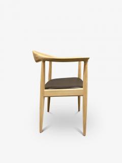  PP Mobler HANS WEGNER ROUND CHAIR THE CHAIR IN WHITE OAK - 3111749