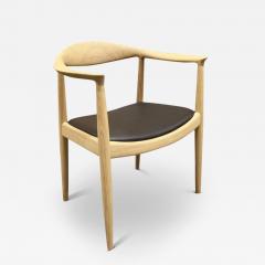  PP Mobler HANS WEGNER ROUND CHAIR THE CHAIR IN WHITE OAK - 3115883