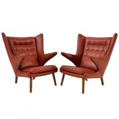  PP Mobler Hans J Wegner PP19 for PP Mobler Papa Bear Chairs Denmark 1980 - 4527546