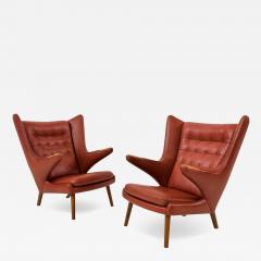  PP Mobler Hans J Wegner PP19 for PP Mobler Papa Bear Chairs Denmark 1980 - 4527609