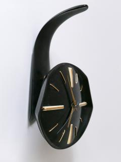  PRIM Clocks Rare and Lovely Mid Century Modern Bakelite Table or Wall Clock by PRIM 1950s - 3477872