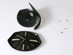  PRIM Clocks Rare and Lovely Mid Century Modern Bakelite Table or Wall Clock by PRIM 1950s - 3477876