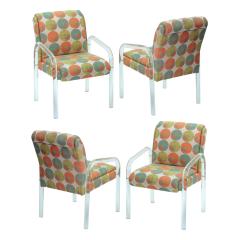  Pace Collection 4 Lucite Dining Game Chairs By Leon Rosen For Pace Collection - 155918