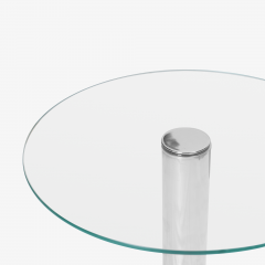  Pace Collection Chrome Accent Table in the Style of Leon Rosen for Pace - 1899093