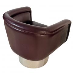  Pace Collection Leon Rosen For PACE Swivel Lounge Chairs 1970 - 4428017