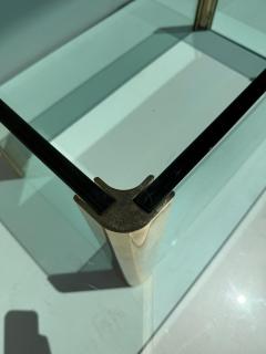  Pace Collection Leon Rosen for Pace Collection Brass and Glass Large Coffee Table - 4761563